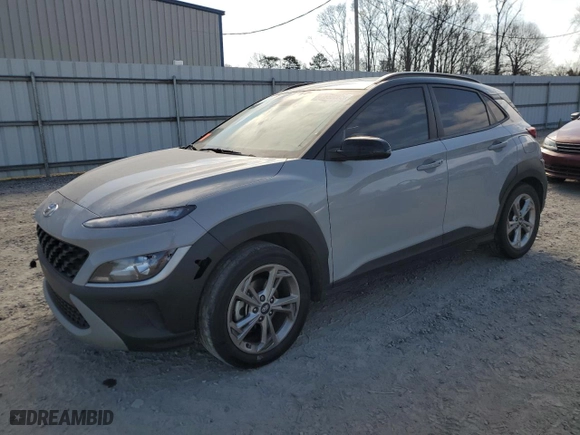 2023 Hyundai Kona SEL with VIN KM8K62AB5PU994355, listed as a Copart auction lot 41990005 with 61,392 mi miles and Salvage Title. Bid and sale history available at carsss.com. Image 1.