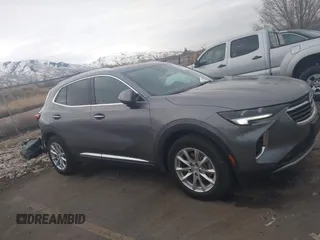 2021 Buick Envision Preferred with VIN LRBFZMR49MD048459, listed as a IAAI auction lot 41400810 with 42,553 mi miles and . Bid and sale history available at carsss.com. Image 13.