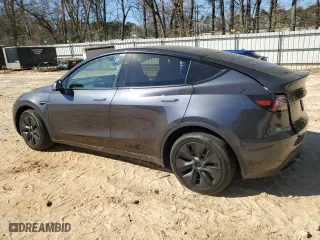 2025 Tesla Model Y Long Range with VIN 7SAYGDEE7SA345301, listed as a Copart auction lot 46693835 with 1,733 mi miles and Salvage Title. Bid and sale history available at carsss.com. Image 2.