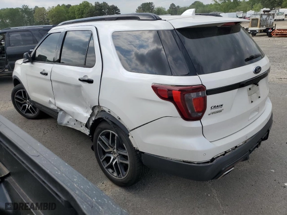 2016 Ford Explorer Sport with VIN 1FM5K8GT0GGB79264, listed as a Copart auction lot 53345945 with 148,680 mi miles and Salvage Title. Bid and sale history available at carsss.com. Image 2.