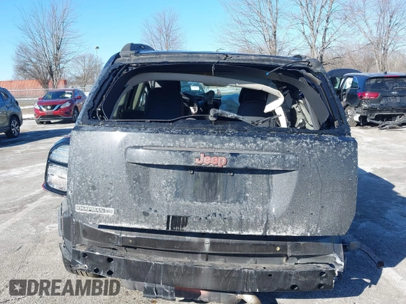 2017 Jeep Compass Sport with VIN 1C4NJCBBXHD186444, listed as a IAAI auction lot 41426740 with 74,185 mi miles and . Bid and sale history available at carsss.com. Image 16.