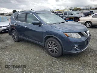 2016 Nissan Rogue SV with VIN 5N1AT2MT7GC844620, listed as a Copart auction lot 48819295 with 88,431 mi miles and Salvage Title. Bid and sale history available at carsss.com. Image 4.