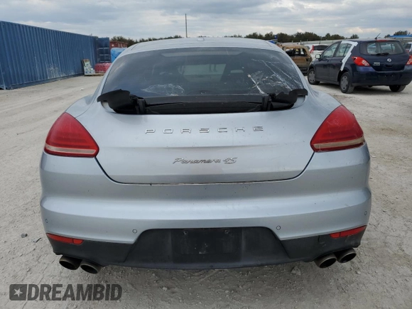 2014 Porsche Panamera 4S Executive with VIN WP0BB2A75EL062252, listed as a Copart auction lot 77269564 with 83,124 mi miles and Salvage Title. Bid and sale history available at DreamBid. Image 6.