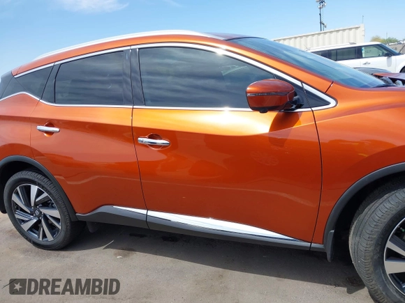 2022 Nissan Murano SL with VIN 5N1AZ2CJXNC110534, listed as a IAAI auction lot 42139773 with 16,093 mi miles and . Bid and sale history available at carsss.com. Image 13.