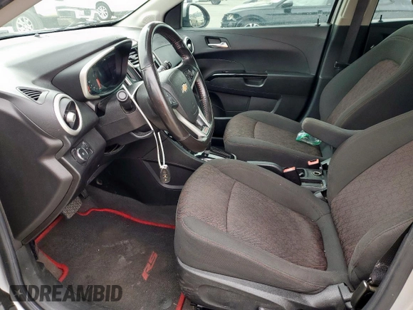2017 Chevrolet Sonic LT with VIN 1G1JD6SH9H4139426, listed as a Copart auction lot 45705255 with 89,501 mi miles and Salvage Title. Bid and sale history available at carsss.com. Image 7.