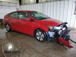 2019 Hyundai Ioniq Blue with VIN KMHC65LC9KU112768, listed as a Copart auction lot 45790465 with 132,404 mi miles and Salvage Title. Bid and sale history available at DreamBid. Image 4.