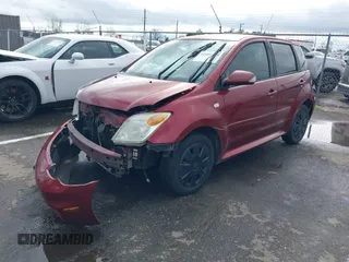 2006 Scion xA with VIN JTKKT604960170588, listed as a IAAI auction lot 41806975 with 196,353 mi miles. Bid and sale history available at carsss.com. Image 2.