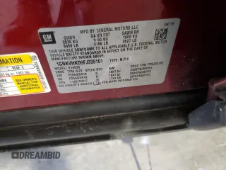 2015 Chevrolet Traverse LT z VIN 1GNKVHKD9FJ335101, wystawiony jako Copart lot #51689235 z przebiegiem 169 152 mil mil oraz Szkoda całkowita • Salvage title. Historia ofert i sprzedaży dostępna na DreamBid. Obrazek 13.