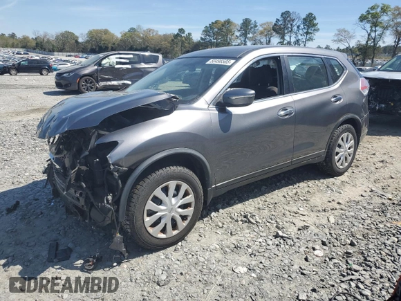 2015 Nissan Rogue SV with VIN KNMAT2MV1FP527834, listed as a Copart auction lot 50498585 with 115,832 mi miles and Salvage Title. Bid and sale history available at DreamBid. Image 1.