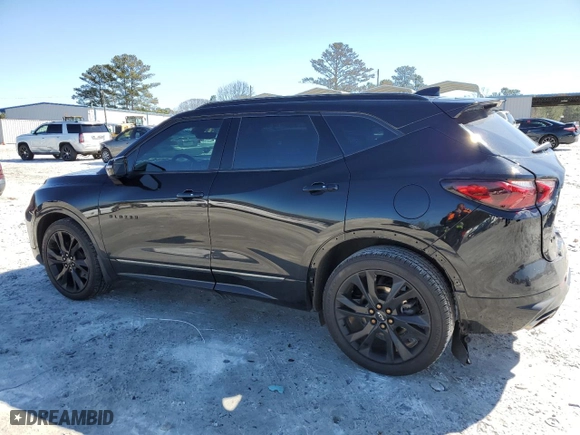 2022 Chevrolet Blazer RS with VIN 3GNKBERS5NS126978, listed as a Copart auction lot 45568815 with 74,810 mi miles and Salvage Title. Bid and sale history available at carsss.com. Image 2.