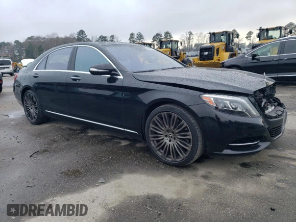 2017 Mercedes-Benz S 550 with VIN WDDUG8CB0HA322299, listed as a Copart auction lot 44049715 with 107,599 mi miles and Salvage Title. Bid and sale history available at carsss.com. Image 4.