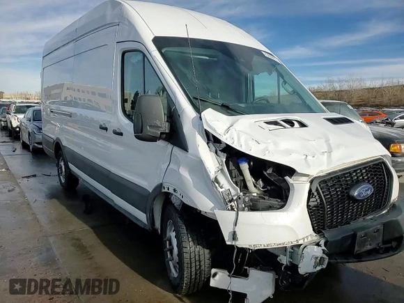 2022 Ford Transit Cargo with VIN 1FTBR3U80NKA64888, listed as a Copart auction lot 83809614 with 75,978 mi miles and Salvage Title. Bid and sale history available at DreamBid. Image 14.