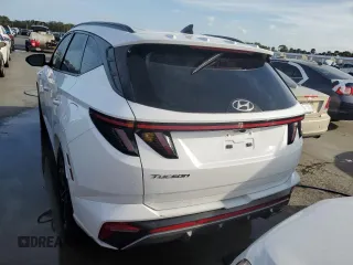 2022 Hyundai Tucson N Line with VIN KM8JF3AE1NU159202, listed as a Copart auction lot 73882714 with 0 mi miles and Salvage Title. Bid and sale history available at carsss.com. Image 6.