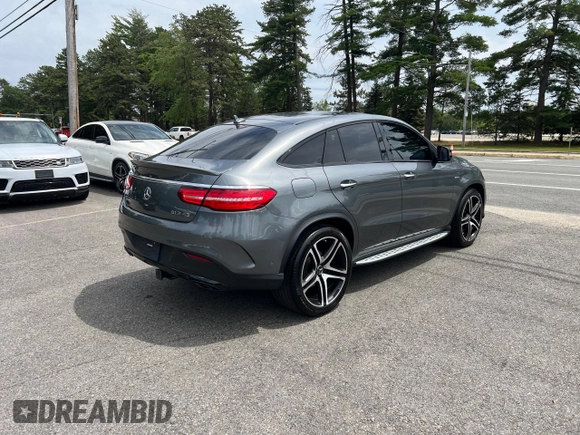 2019 Mercedes-Benz GLE 43 AMG with VIN 4JGED6EB7KA140515, listed as a Copart auction lot 63712345 with 111,130 mi miles and Clean title. Bid and sale history available at DreamBid. Image 4.