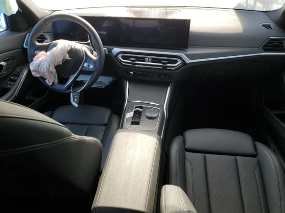 2024 BMW 3 Series 330i xDrive with VIN 3MW89FF06R8E67376, listed as a Copart auction lot 47597735 with 0 mi miles and Salvage Title. Bid and sale history available at carsss.com. Image 8.