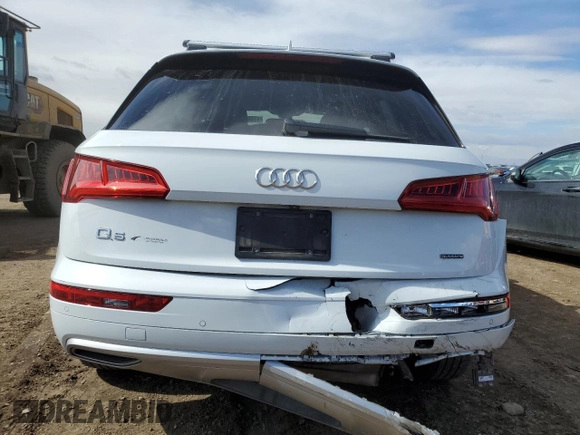 2019 Audi Q5 Premium Plus with VIN WA1BNAFY5K2044431, listed as a Copart auction lot 47662125 with 44,516 mi miles and Salvage Title. Bid and sale history available at carsss.com. Image 6.