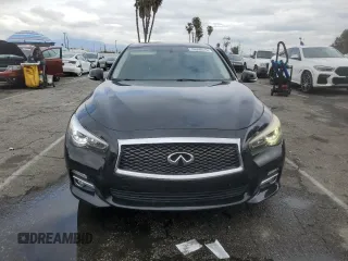 2016 Infiniti Q50 2.0t Premium with VIN JN1CV7AP4GM202199, listed as a Copart auction lot 48600515 with 112,485 mi miles and Salvage Title. Bid and sale history available at carsss.com. Image 5.