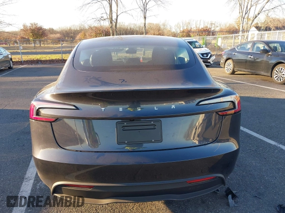 2024 Tesla Model 3 with VIN 5YJ3E1EA7RF853483, listed as a IAAI auction lot 40863575 with 1,173 mi miles and . Bid and sale history available at carsss.com. Image 16.