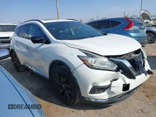 2017 Nissan Murano S with VIN 5N1AZ2MH2HN153270, listed as a IAAI auction lot 41720819 with 141,555 mi miles and . Bid and sale history available at DreamBid. Image 1.