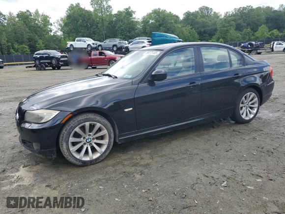 2011 BMW 3 Series 328i with VIN WBAPH5G53BNM78633, listed as a Copart auction lot 56875105 with 96,426 mi miles and Salvage title. Bid and sale history available at DreamBid. Image 1.