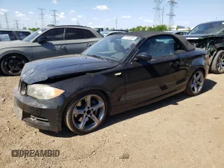 2008 BMW 1 Series 135i with VIN WBAUN93558VK39926, listed as a Copart auction lot 57701604 with Not Provided miles and Salvage Title. Bid and sale history available at carsss.com. Image 1.