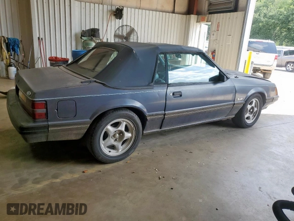 1983 Ford Mustang GT with VIN 1FABP27F8DF158802, listed as a Copart auction lot 63516945 with 3,424 mi miles and Salvage title. Bid and sale history available at DreamBid. Image 3.
