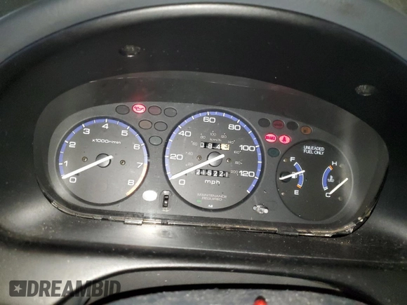 1998 Honda Civic DX with VIN 2HGEJ6343WH121454, listed as a Copart auction lot 47982075 with 215,221 mi miles and Salvage Title. Bid and sale history available at DreamBid. Image 9.