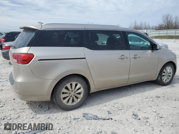 2016 Kia Sedona SX with VIN KNDMC5C17G6155629, listed as a Copart auction lot 53258945 with 178,967 mi miles and Clean Title. Bid and sale history available at carsss.com. Image 3.