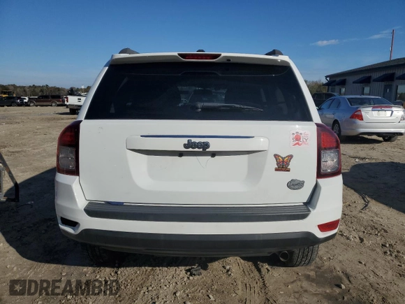 2016 Jeep Compass Sport with VIN 1C4NJCBB8GD731524, listed as a Copart auction lot 42328385 with 103,218 mi miles and Salvage title. Bid and sale history available at DreamBid. Image 6.