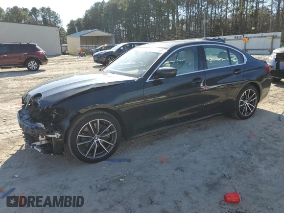 2020 BMW 3 Series 330i xDrive with VIN 3MW5R7J06L8B33548, listed as a Copart auction lot 47191195 with 40,222 mi miles and Salvage Title. Bid and sale history available at carsss.com. Image 1.
