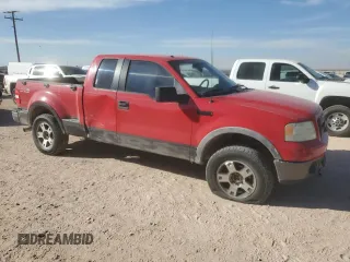 2006 Ford F-150 XLT with VIN 1FTPX04536KC79022, listed as a Copart auction lot 87627175 with 183,663 mi miles and Salvage title. Bid and sale history available at DreamBid. Image 4.