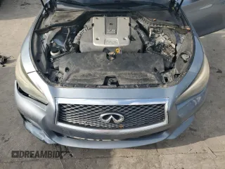 2014 Infiniti Q50 Sport with VIN JN1BV7AP1EM680931, listed as a Copart auction lot 44431595 with Not Provided miles and Salvage Title. Bid and sale history available at DreamBid. Image 11.