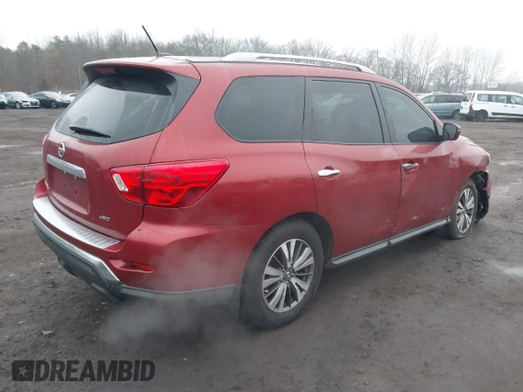2017 Nissan Pathfinder SV z VIN 5N1DR2MM5HC619649, wystawiony jako IAAI lot #41476033 z przebiegiem 94 785 mil mil oraz . Historia ofert i sprzedaży dostępna na DreamBid. Obrazek 4.