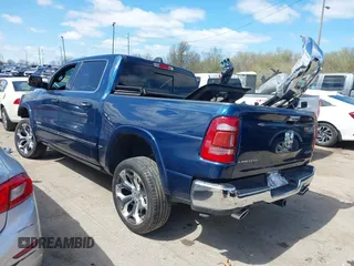 2021 Ram 1500 Limited with VIN 1C6SRFHT1MN578723, listed as a IAAI auction lot 41948681 with 75,715 mi miles and . Bid and sale history available at DreamBid. Image 3.