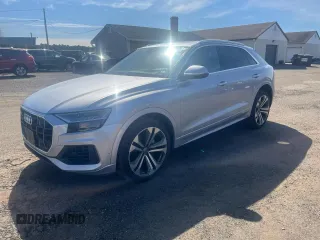 2020 Audi Q8 Prestige with VIN WA1CVAF11LD008104, listed as a Copart auction lot 49212855 with 91,370 mi miles and Clean title. Bid and sale history available at DreamBid. Image 1.