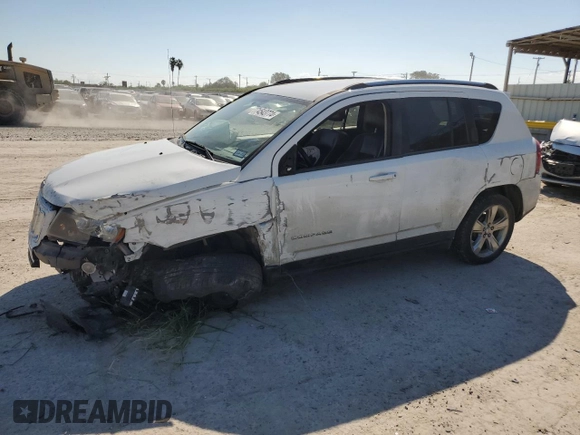 2015 Jeep Compass Latitude with VIN 1C4NJCEB4FD131416, listed as a Copart auction lot 74543774 with 122,358 mi miles and Salvage Title. Bid and sale history available at carsss.com. Image 1.