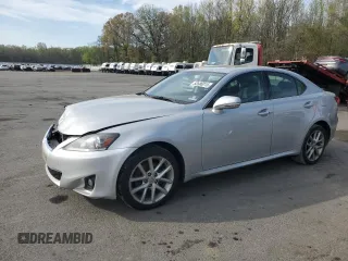 2013 Lexus IS 250 with VIN JTHCF5C27D5063268, listed as a Copart auction lot 53536015 with 125,567 mi miles and Salvage title. Bid and sale history available at DreamBid. Image 1.