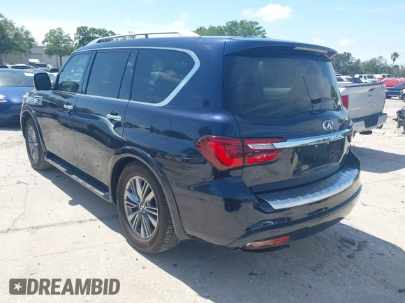 2021 Infiniti QX80 Premium Select with VIN JN8AZ2AF1M9720874, listed as a IAAI auction lot 41930573 with 41,169 mi miles and . Bid and sale history available at DreamBid. Image 3.