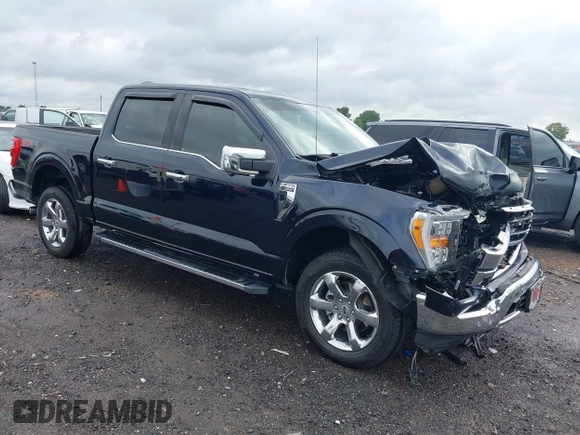2021 Ford F-150 XL with VIN 1FTFW1E52MKD53675, listed as a IAAI auction lot 42492422 with 72,900 mi miles and . Bid and sale history available at DreamBid. Image 1.