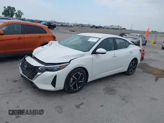 2024 Nissan Sentra SV with VIN 3N1AB8CV4RY274313, listed as a IAAI auction lot 42442578 with 33,681 mi miles and . Bid and sale history available at DreamBid. Image 2.