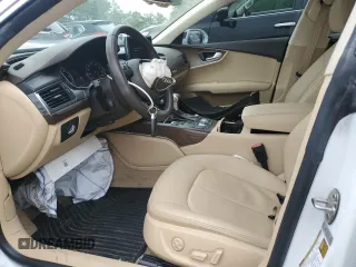 2015 Audi A7 Premium Plus with VIN WAUWGAFC2FN016867, listed as a Copart auction lot 57222335 with 86,014 mi miles and Salvage title. Bid and sale history available at DreamBid. Image 7.