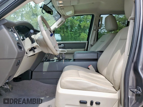 2014 Ford Expedition XLT with VIN 1FMJU1H54EEF41878, listed as a Copart auction lot 59671515 with 95,082 mi miles and Salvage title. Bid and sale history available at DreamBid. Image 7.