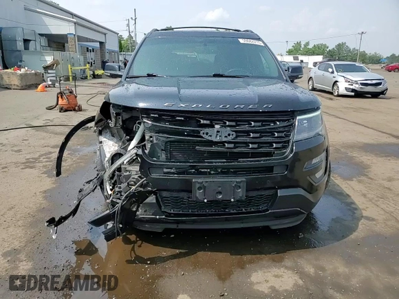 2017 Ford Explorer Sport with VIN 1FM5K8GT2HGB85830, listed as a Copart auction lot 59682215 with 89,981 mi miles and Salvage title. Bid and sale history available at DreamBid. Image 14.