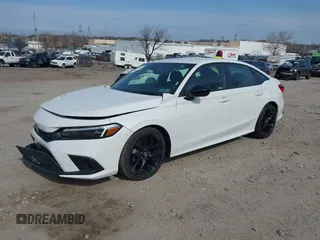 2022 Honda Civic Sedan Sport with VIN 2HGFE2F55NH539325, listed as a IAAI auction lot 41780022 with 6,586 mi miles. Bid and sale history available at carsss.com. Image 2.