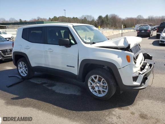 2023 Jeep Renegade Latitude with VIN ZACNJDB15PPP69790, listed as a Copart auction lot 51061205 with 0 mi miles and Non Repairable. Bid and sale history available at carsss.com. Image 6.