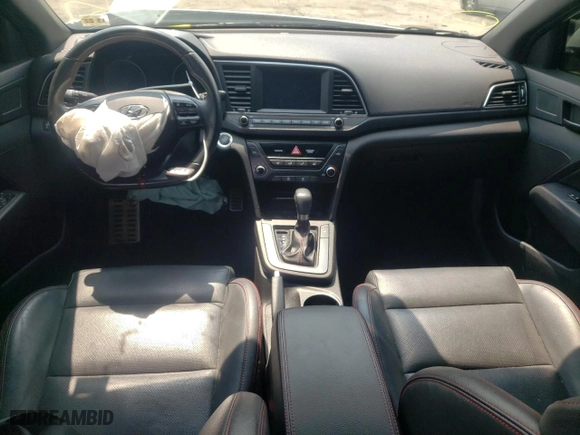 2018 Hyundai Elantra Sport with VIN KMHD04LB3JU539207, listed as a Copart auction lot 51573023 with 50,891 mi miles and Salvage Title. Bid and sale history available at carsss.com. Image 8.