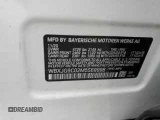 2021 BMW X1 xDrive28i z VIN WBXJG9C02M5S69998, wystawiony jako Copart lot #54782065 z przebiegiem 48 211 mil mil oraz Szkoda całkowita • Salvage title. Historia ofert i sprzedaży dostępna na DreamBid. Obrazek 14.