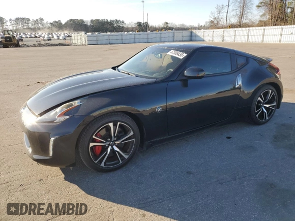 2019 Nissan 370Z Sport Touring with VIN JN1AZ4EH0KM420291, listed as a Copart auction lot 47309435 with 7,884 mi miles and Salvage Title. Bid and sale history available at DreamBid. Image 1.