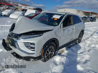 2024 Mitsubishi Eclipse Cross ES with VIN JA4ATUAA4RZ056584, listed as a IAAI auction lot 41366123 with 65,970 mi miles and . Bid and sale history available at DreamBid. Image 2.