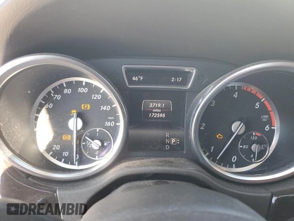 2014 Mercedes-Benz M 350 with VIN 4JGDA2EB4EA424265, listed as a Copart auction lot 88781845 with 172,595 mi miles and Clean title. Bid and sale history available at DreamBid. Image 9.